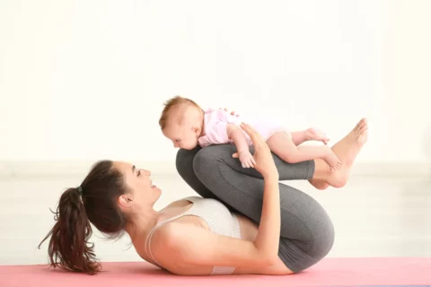 Baby and yoga